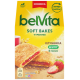 Печенье BELVITA Утреннее Soft Bakes c цельнозерновыми злаками с клубничной начинкой, 250г, Чехия, 250 г