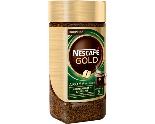 Кофе растворимый NESCAFE Gold Aroma сублимированный с добавлением натурального жареного молотого, ст/б, 85г, Россия, 85 г