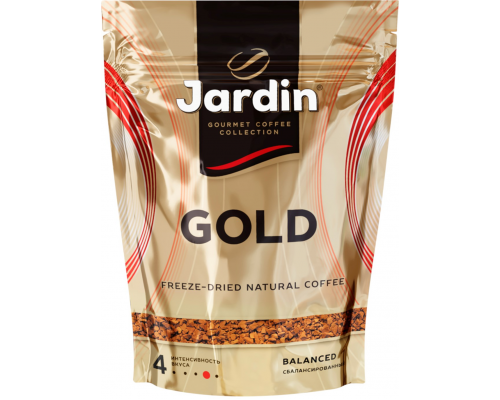 Кофе растворимый JARDIN Gold сублимированный, 240г, Россия, 240 г