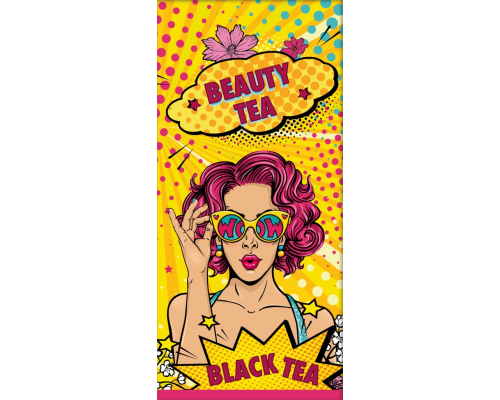 Чай черный TEATALE Beauty Tea Hot Pink, листовой, 100г, Шри-Ланка, 100 г