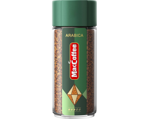 Кофе растворимый MACCOFFEE Arabica натуральный сублимированный, 100г, Россия, 100 г