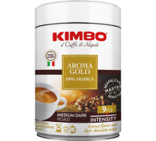 Кофе молотый KIMBO Aroma gold 100% Arabica, 250г, Италия, 250 г