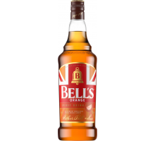 Напиток спиртной BELLS ORANGE зерновой купажированный со вкусом апельсина 35%, 1л, Россия, 1 L