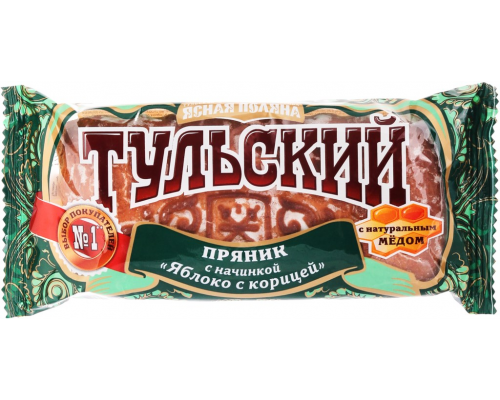 Пряники ТУЛЬСКИЙ Яблоко-корица, 140г, Россия, 140 г