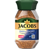 Кофе растворимый JACOBS Day&Night натуральный сублимированный декофеинизированный, 95г, Германия, 95 г