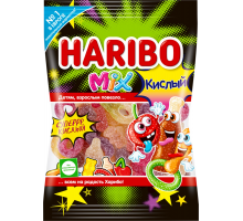 Мармелад жевательный HARIBO Микс Кислый, 100г, Турция, 100 г