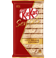 Шоколад KITKAT Senses Deluxe Coconut белый шоколад со вкусом кокоса и молочный шоколад со вкусом миндаля, 112г, Россия, 112 г