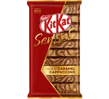 Шоколад KITKAT Senses Caramel Cappuccino белый и молочный шоколад с хрустящей вафлей, 112г, Россия, 112 г