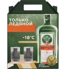 Ликер JAGERMEISTER Десертный алк.35% п/у + 2 стопки, Германия, 0.7 L