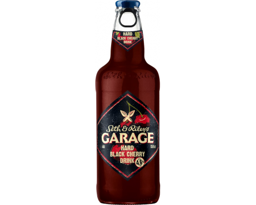 Напиток пивной GARAGE Seth and Riley's Hard Black Cherry пастеризованный 4,6%, 0.4л, Россия, 0.4 L