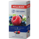 Чай черный HILLWAY Forest berries байховый с кусочками фруктов и ягод, 25пак, Шри-Ланка, 25 пак