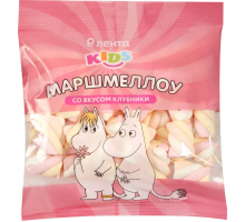 Маршмеллоу ЛЕНТА KIDS Муми Тролли со вкусом клубники, 90г, Россия, 90 г