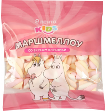 Маршмеллоу ЛЕНТА KIDS Муми Тролли со вкусом клубники, 90г, Россия, 90 г