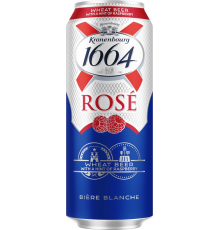 Напиток пивной KRONENBOURG 1664 Blanc Rose пастеризованный 4,5%, 0.45л, Россия, 0.45 L