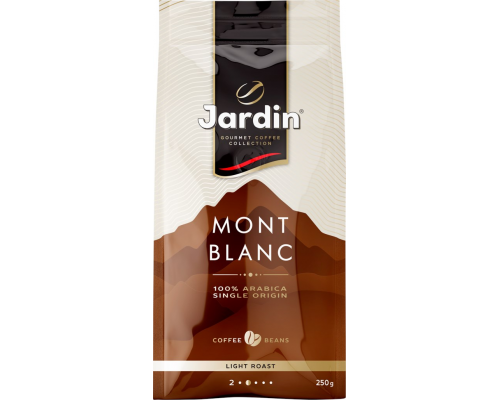 Кофе зерновой JARDIN Mont Blanc жареный, 250г, Россия, 250 г