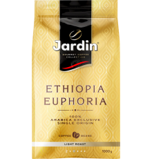 Кофе зерновой JARDIN Ethiopia Euphoria жареный, 1кг, Россия, 1000 г