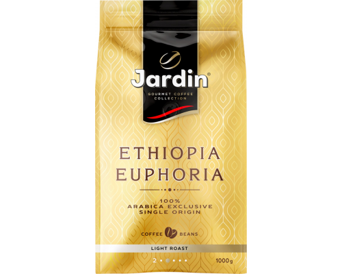 Кофе зерновой JARDIN Ethiopia Euphoria жареный, 1кг, Россия, 1000 г