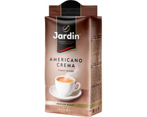 Кофе молотый JARDIN Americano Crema жареный, 250г, Россия, 250 г