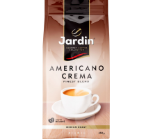 Кофе зерновой JARDIN Americano Crema жареный, 250г, Россия, 250 г