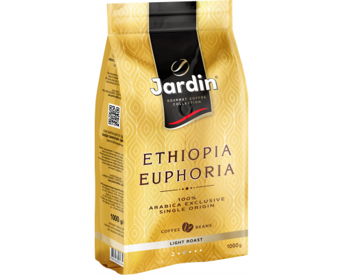 Кофе зерновой JARDIN Ethiopia Euphoria жареный, 1кг, Россия, 1000 г