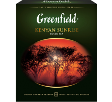 Чай черный GREENFIELD Kenyan Sunrise, 100пак, Россия, 100 пак