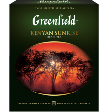 Чай черный GREENFIELD Kenyan Sunrise, 100пак, Россия, 100 пак