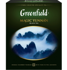 Чай черный GREENFIELD Magic Yunnan, 100пак, Россия, 100 пак