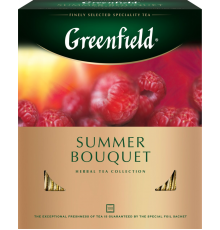 Чай травяной GREENFIELD Summer Bouquet, 100пак, Россия, 100 пак