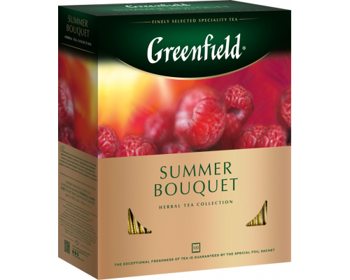 Чай травяной GREENFIELD Summer Bouquet, 100пак, Россия, 100 пак