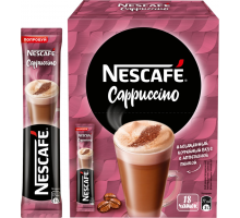 Напиток кофейный растворимый NESCAFE Classic Капучино, 18г, Россия, 18 г