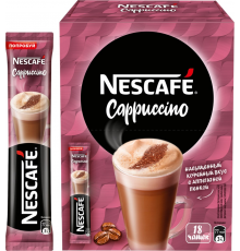 Напиток кофейный растворимый NESCAFE Classic Капучино, 18г, Россия, 18 г