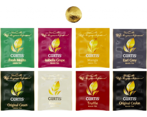 Набор подарочный чайный CURTIS Dessert Tea Collection&Blossom Tea Ассорти, 40пак, Россия, 40 пак