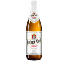 Пиво светлое BERLINER KINDL Jubilaums Pilsener фильтрованное пастеризованное 5,1%, 0.5л, Германия, 0.5 L