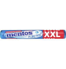 Жевательная резинка MENTOS Pure fresh XXL со вкусом мяты, 23,3г, Россия, 23,3 г