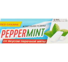 Жевательная резинка PEPPERMINT со вкусом перечной мяты, без сахара, 14г, Тунис, 14 г