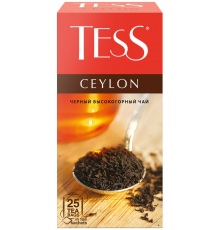 Чай черный TESS Ceylon байховый листовой, 25пак, Россия, 25 пак