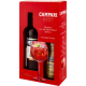 Ликер десертный аперитив CAMPARI + Напиток FRANKLIN SONS Natural Indian 3x0.15л, 0.75л, Нидерланды, 0.75 L