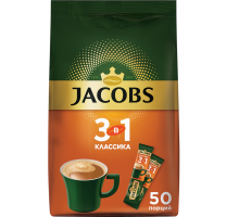 Напиток кофейный растворимый JACOBS 3в1 Классика, 675г, Россия, 675 г