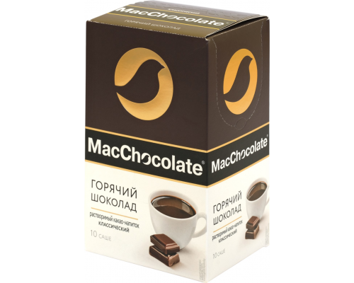 Какао-напиток растворимый MACCHOCOLATE, 10пак, Россия, 10 пак