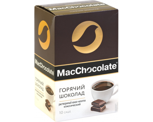 Какао-напиток растворимый MACCHOCOLATE, 10пак, Россия, 10 пак