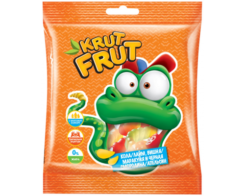 Мармелад жевательный KRUTFRUT Змейка, 70г, Россия, 70 г