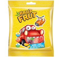 Мармелад жевательный KRUTFRUT Машинки, 70г, Россия, 70 г