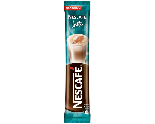 Напиток кофейный NESCAFE Latte растворимый м/у, Россия, 18 г