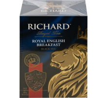 Чай черный RICHARD Royal English Breakfast листовой, 180г, Россия, 180 г