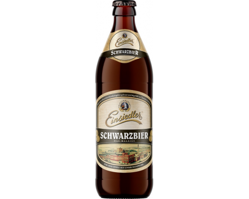 Пиво темное EINSIEDLER Schwarzbier пастер. алк.5,0% ст., Германия, 0.5 L