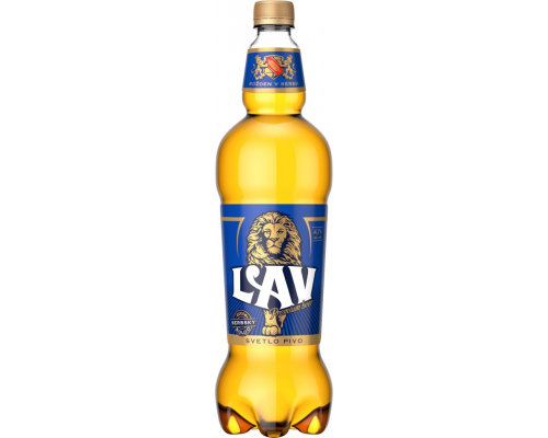 Пиво светлое LAV Premium пастер. алк.4,7% ПЭТ, Россия, 1.25 L