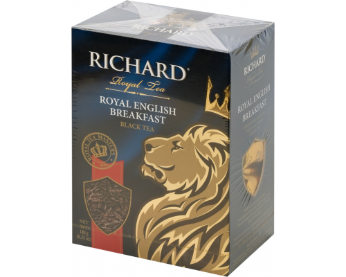 Чай черный RICHARD Royal English Breakfast листовой, 180г, Россия, 180 г