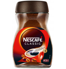 Кофе растворимый NESCAFE Classic натуральный, 47,5г, Россия, 47,5 г