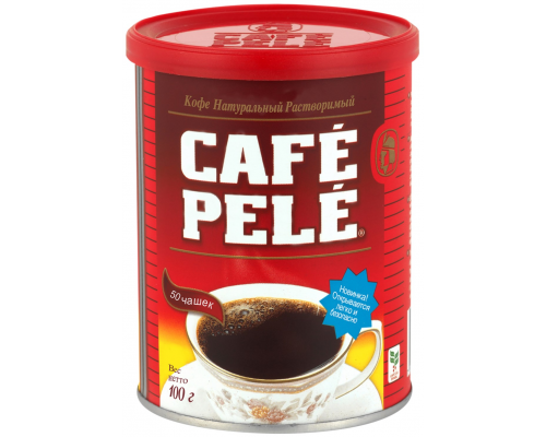 Кофе растворимый CAFE PELE натуральный порошкообразный, 100г, Бразилия, 100 г