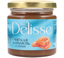 Десерт кондитерский DELISSE Мягкая карамель с солью, 220г, Россия, 220 г